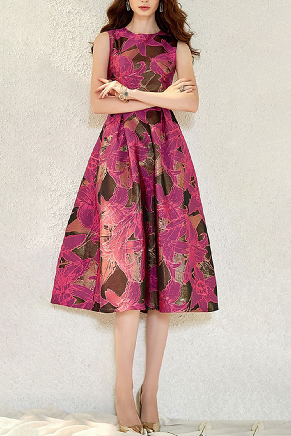 retro dress online shop Foxy Fit & Flare Dress