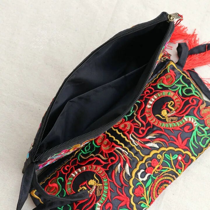 Embroidered Tapestry Clutch