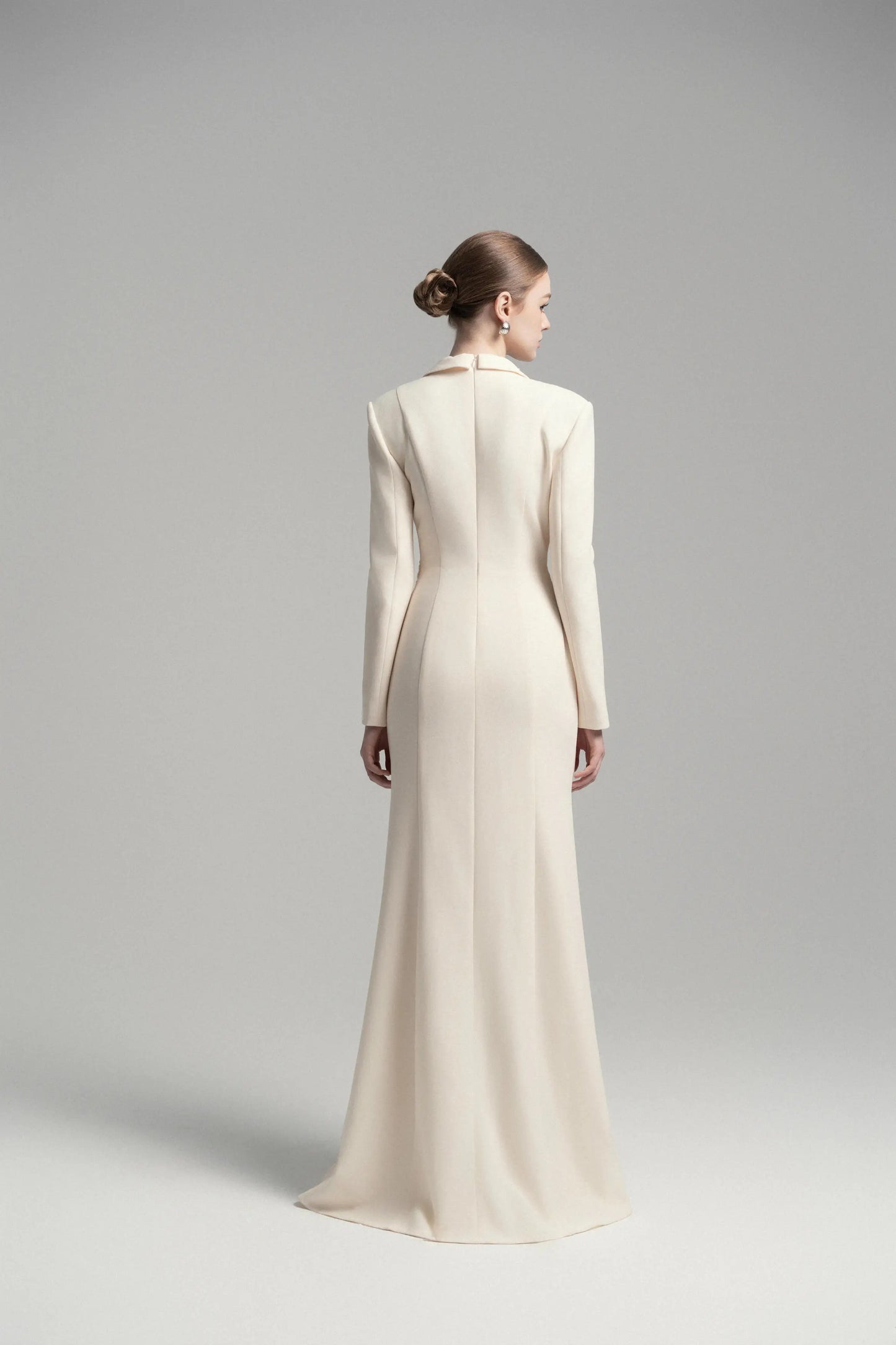 Chic Blazer Dress with Draping