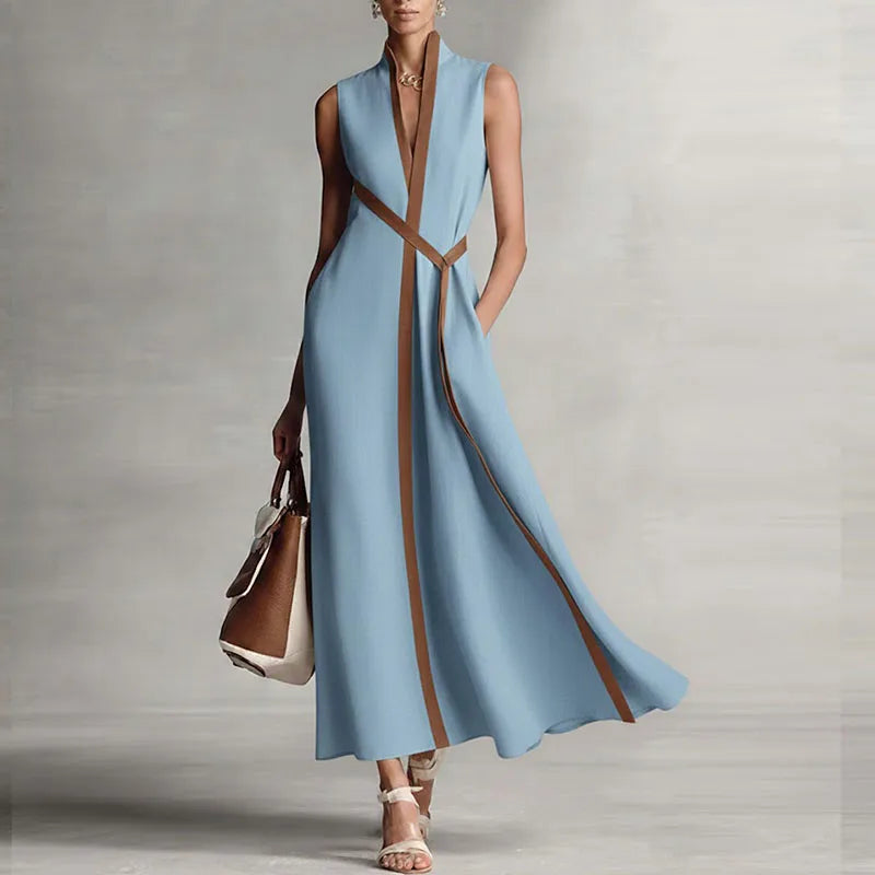 Seraina V-Neck Maxi Dress