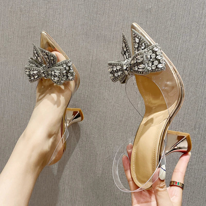 Sparkle Bow Sandals