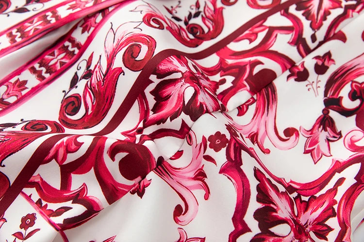 Loren Printed Coat Dress