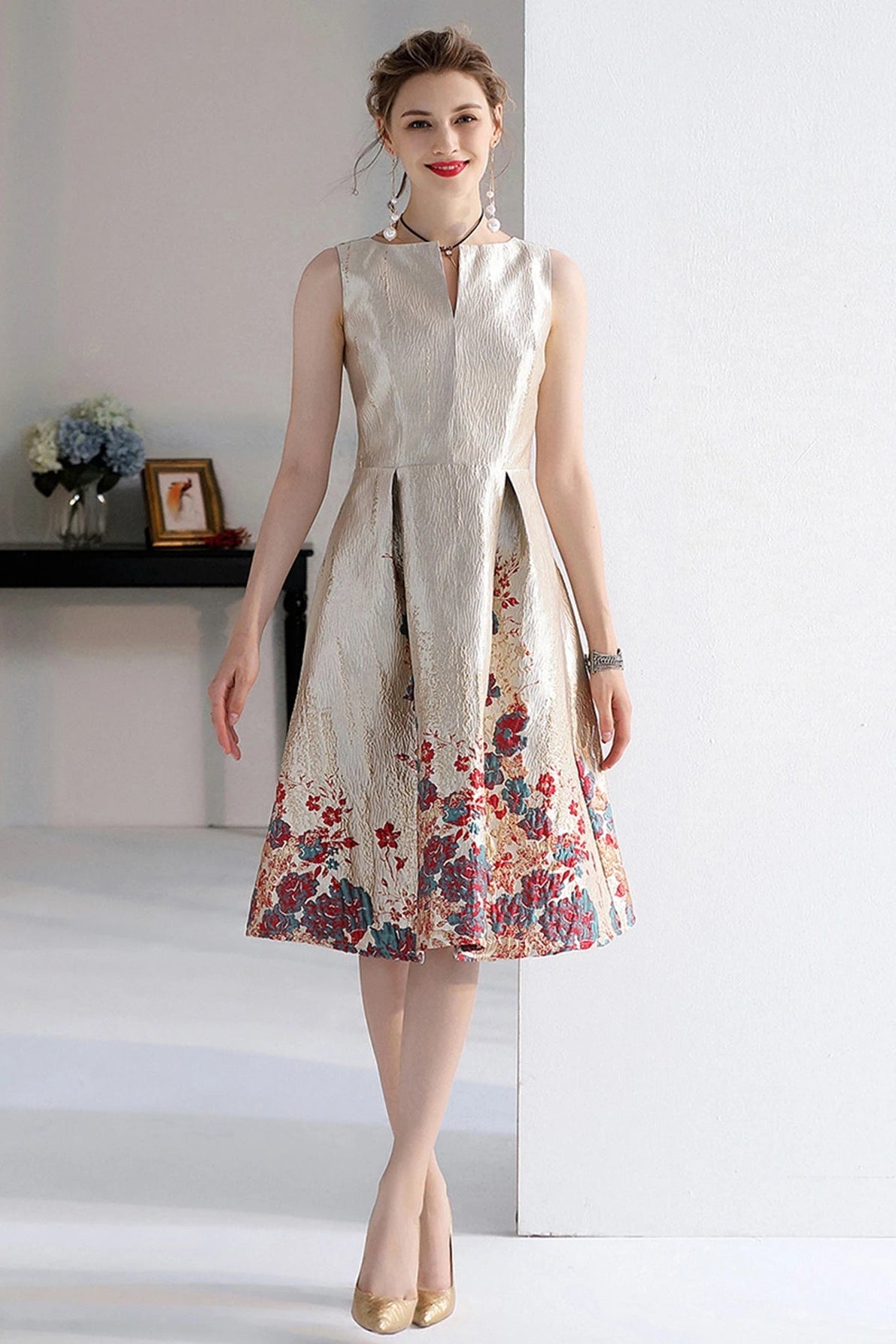 Shop Hela Dress & Add Timeless Vintage Charm as photo / L