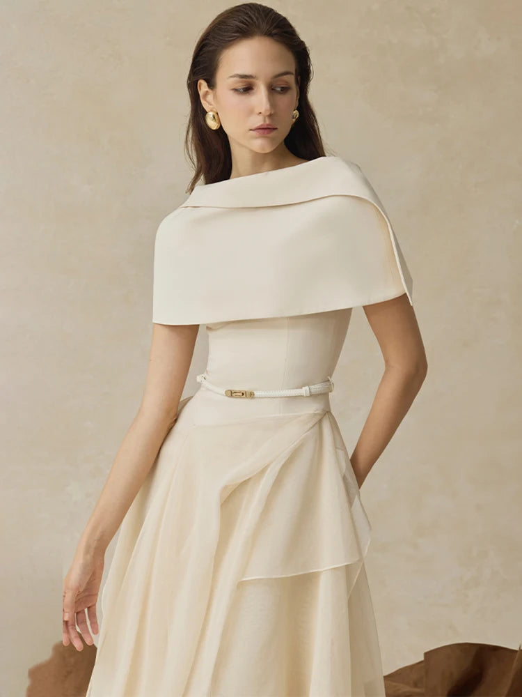 Clementina Cape Dress