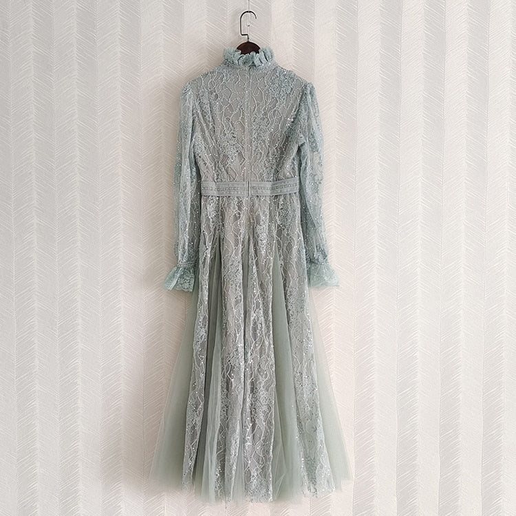 فستان أودري شبكي