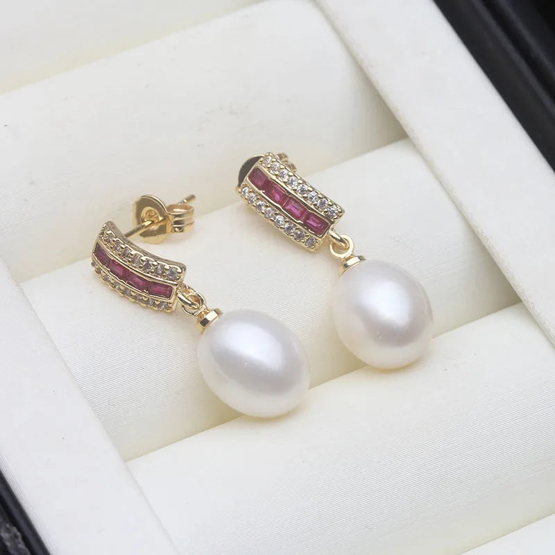 Yasmin Freshwater Pearl Earrings