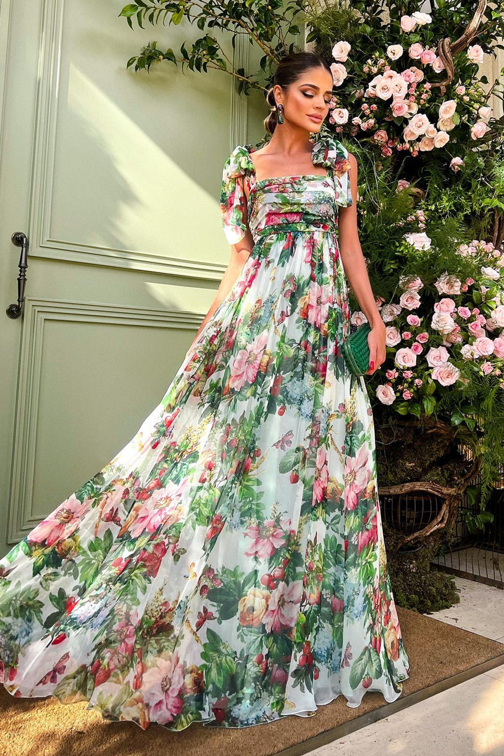 Shop Dalia Boho Dress Floral Printed Chiffon Bauble Buy Shop Dalia Boho Dress Floral Printed Chiffon Bauble Buy