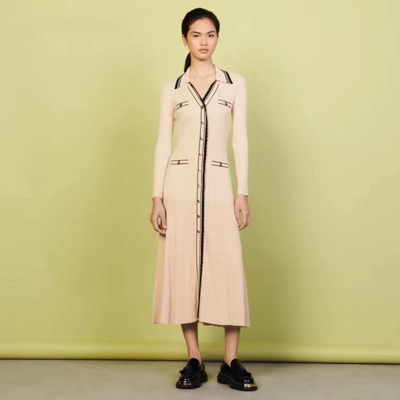 فستان نورا محبوك