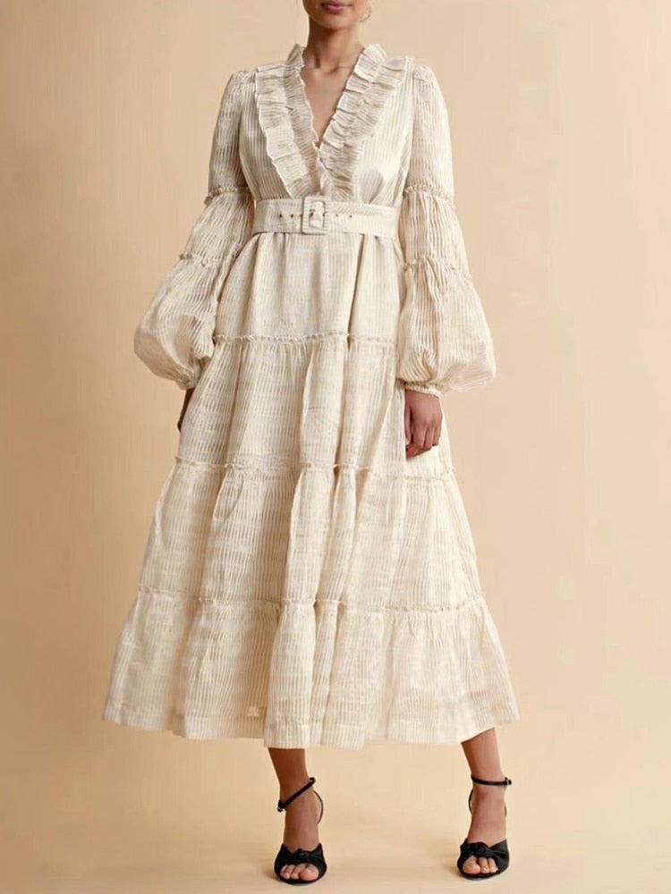 فستان الجلالة مكشكش