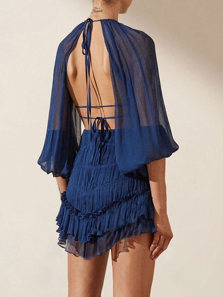 فستان أزور روش