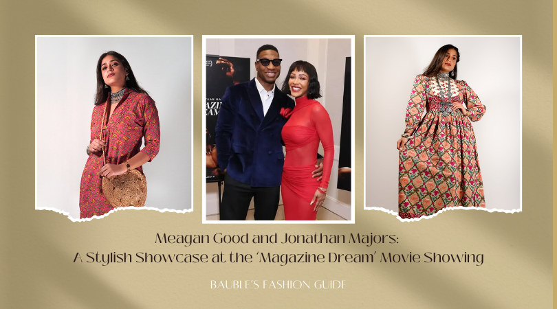 Meagan Good and Jonathan Majors: A Stylish Showcase at the ‘Magazine Dream’ Movie Showing