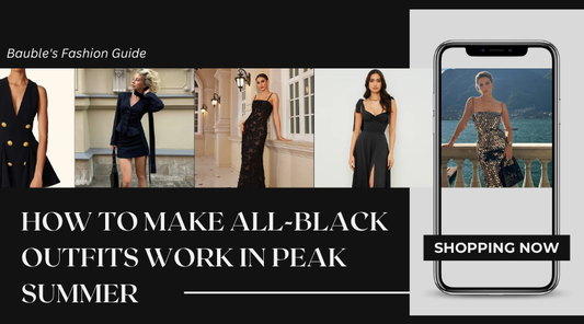 How to Make All-Black Outfits Work in Peak Summer