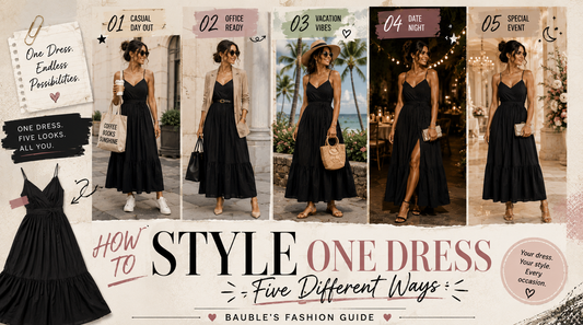 How to Style One Dress Five Different Ways