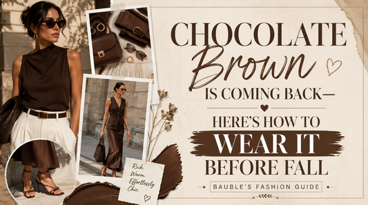 Chocolate Brown Is Coming Back—Here’s How to Wear It Before Fall