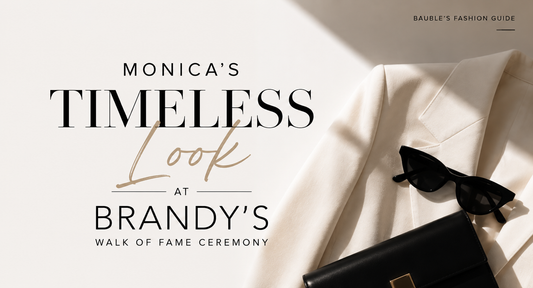 Monica’s Timeless Look at Brandy’s Walk of Fame Ceremony