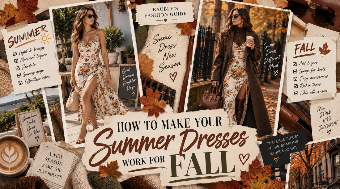How to Make Your Summer Dresses Work for Fall