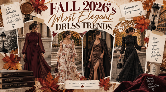 Fall 2026's Most Elegant Dress Trends