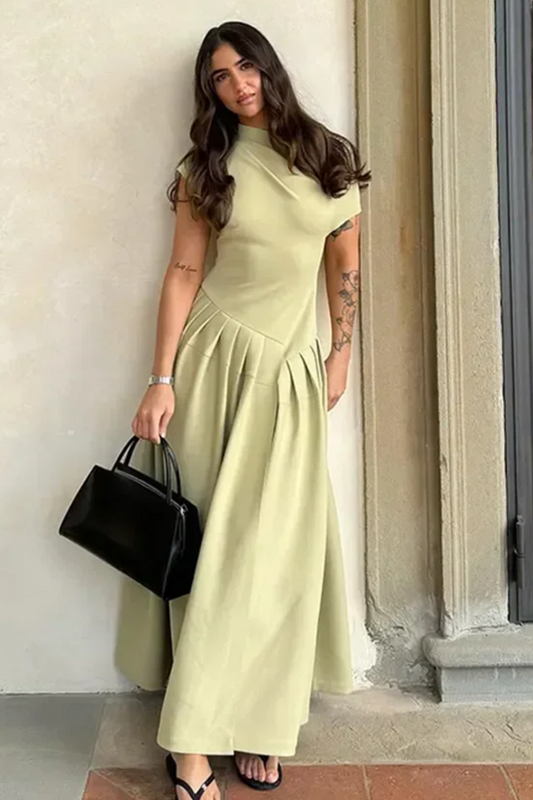 designer casual dress White Designer Lace Casual Midi Dress | ADFY-CHLS-144