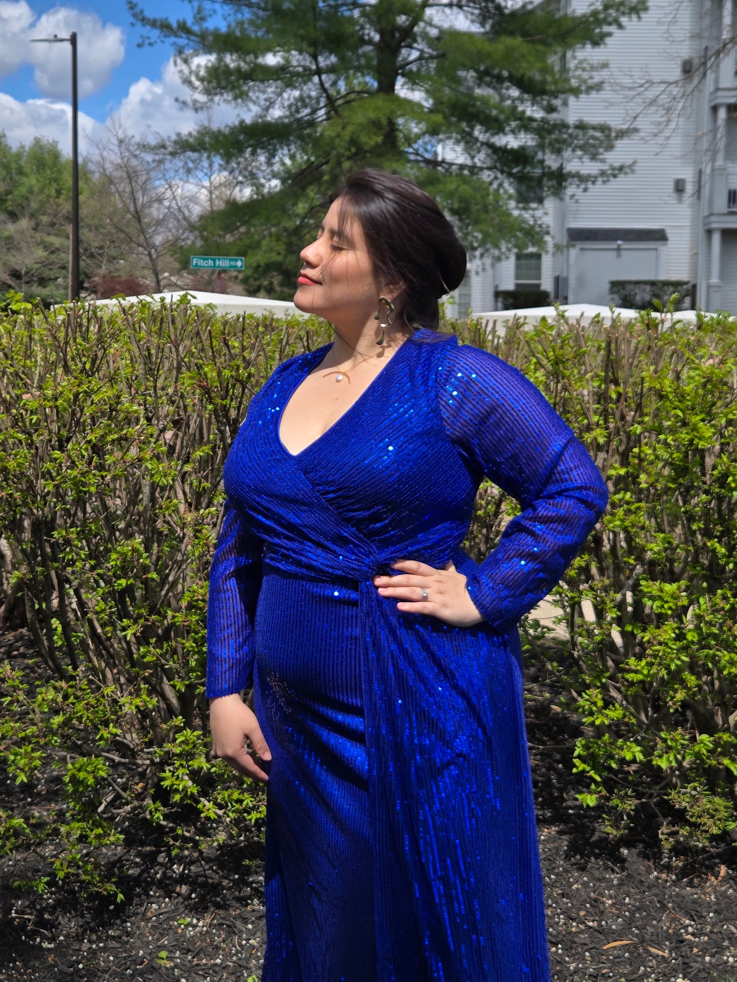 فستان روبان