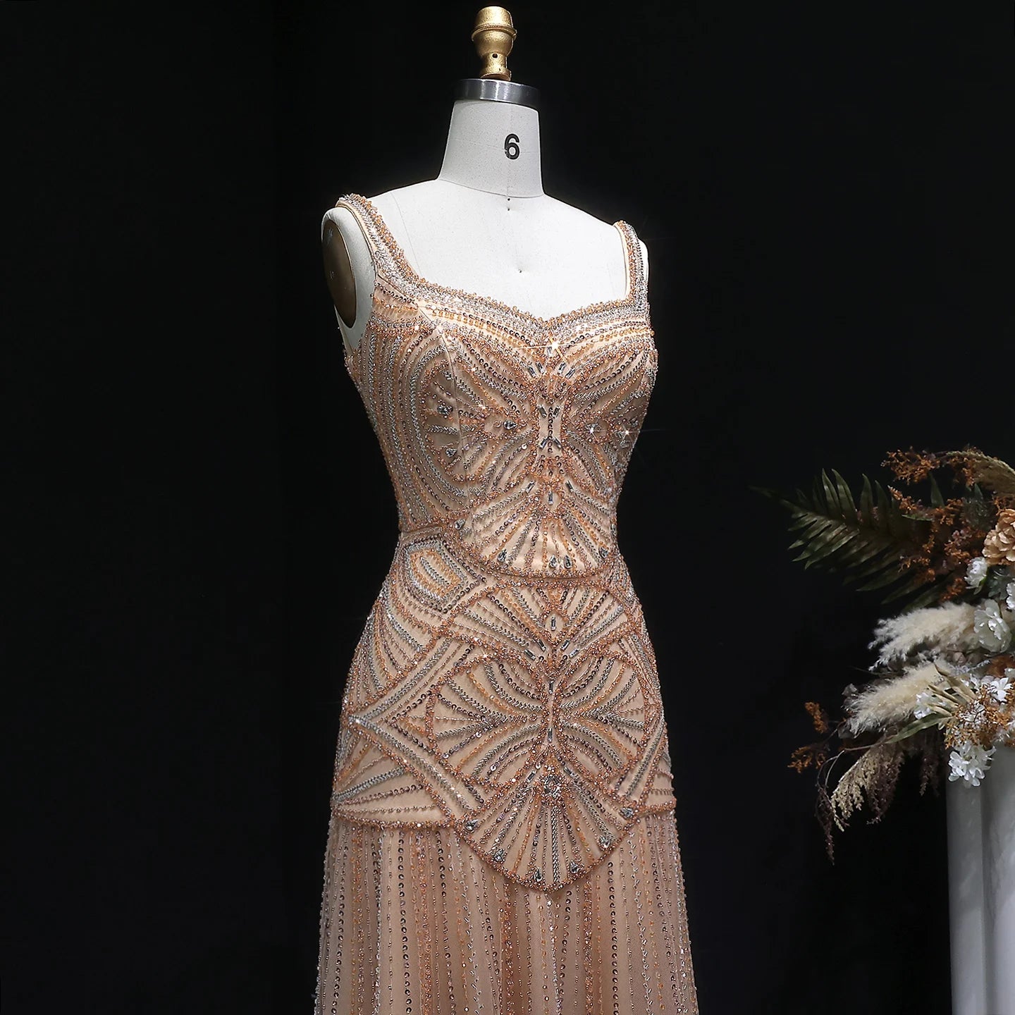 Ariadne Beaded Party Gown