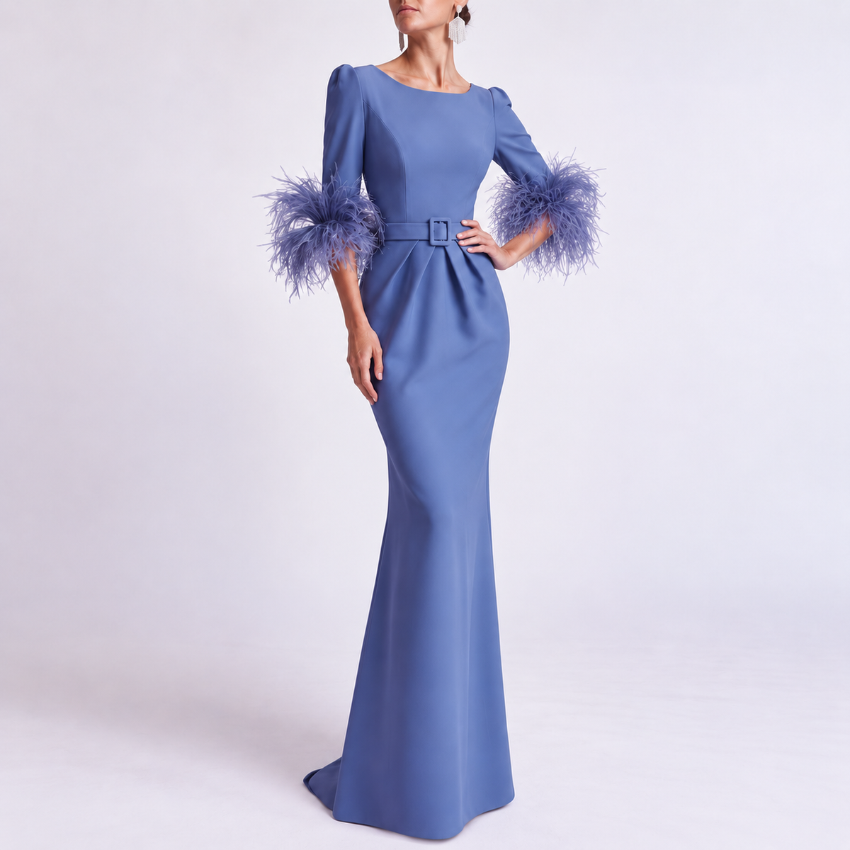 Fiora Feather Gown