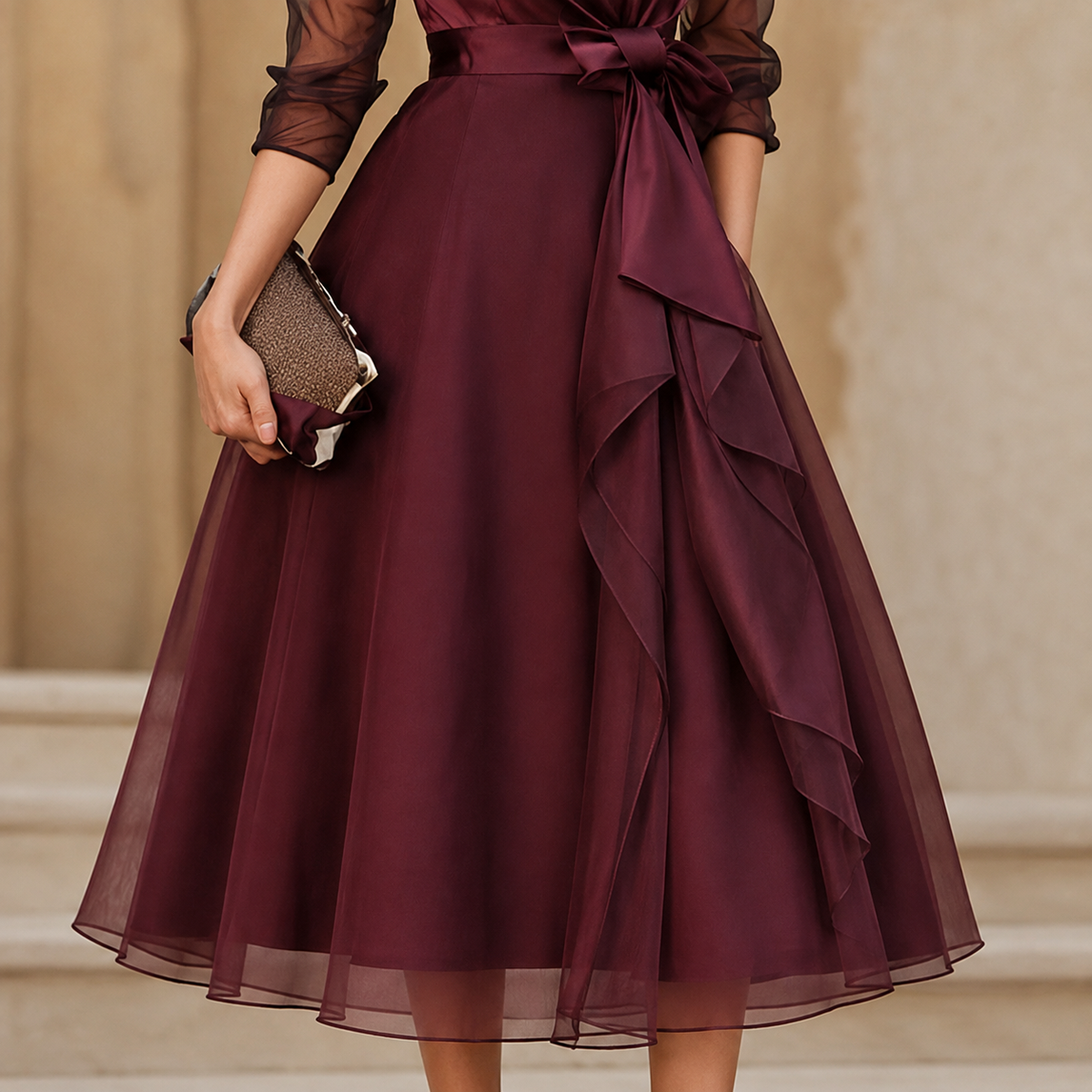 Coralie Ruffle Maxi Dress
