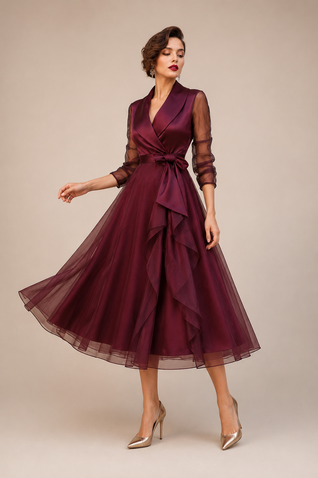 Coralie Ruffle Maxi Dress