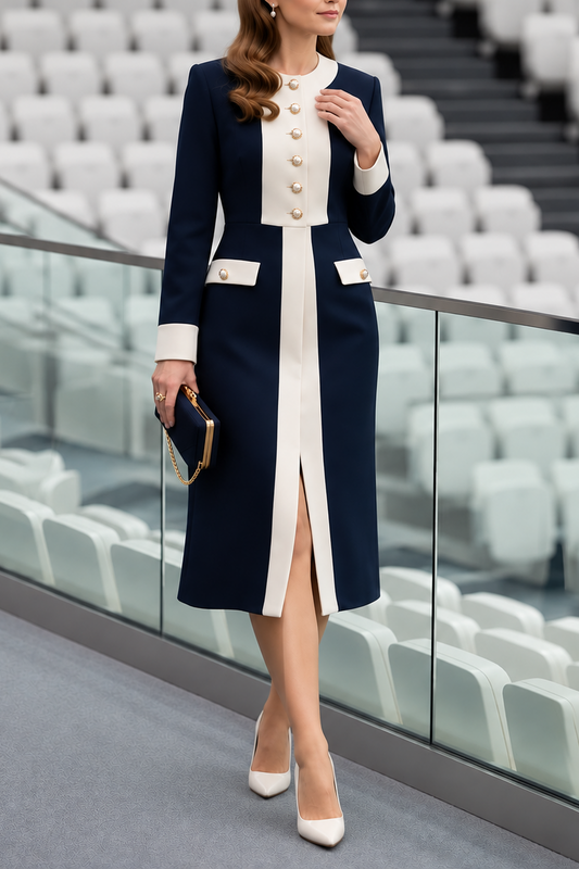 Isabeau Button Formal Dress