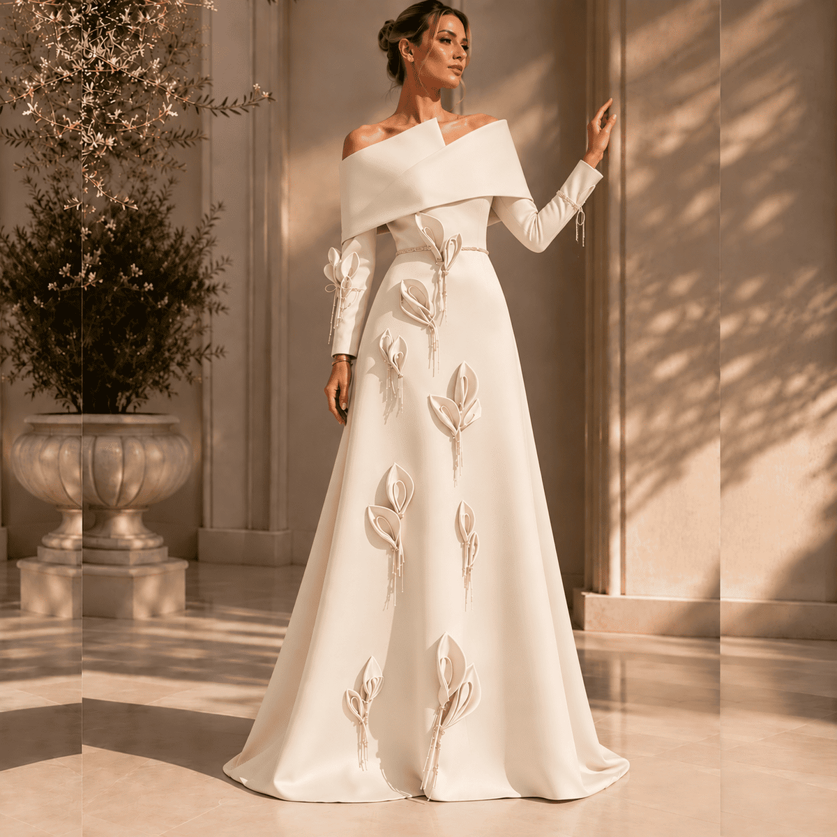 Vibia Off-Shoulder Dress