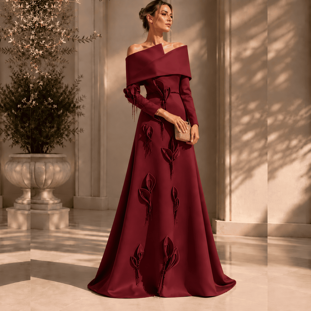 Vibia Off-Shoulder Dress