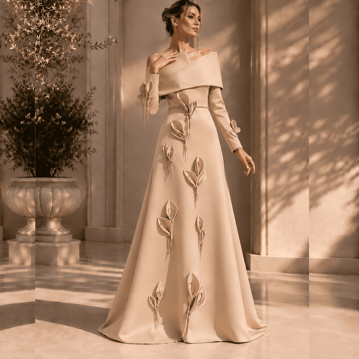 Vibia Off-Shoulder Dress