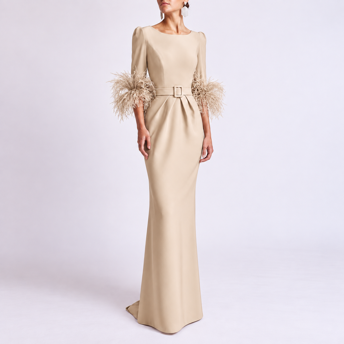 Fiora Feather Gown