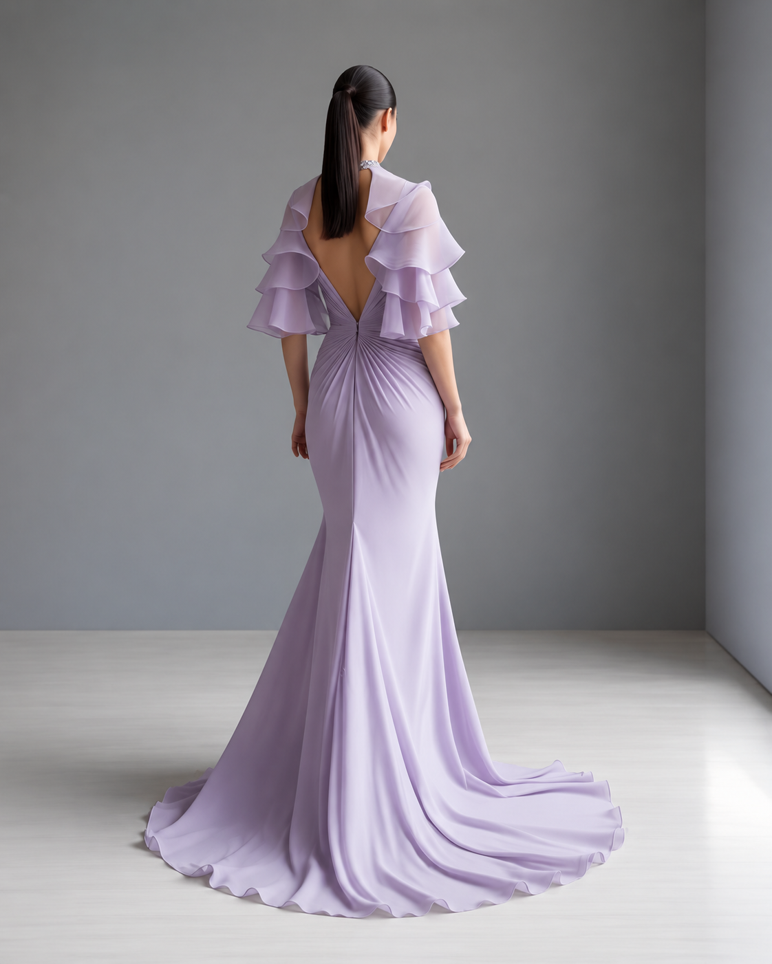 Ravello Ruffled Mermaid Dress