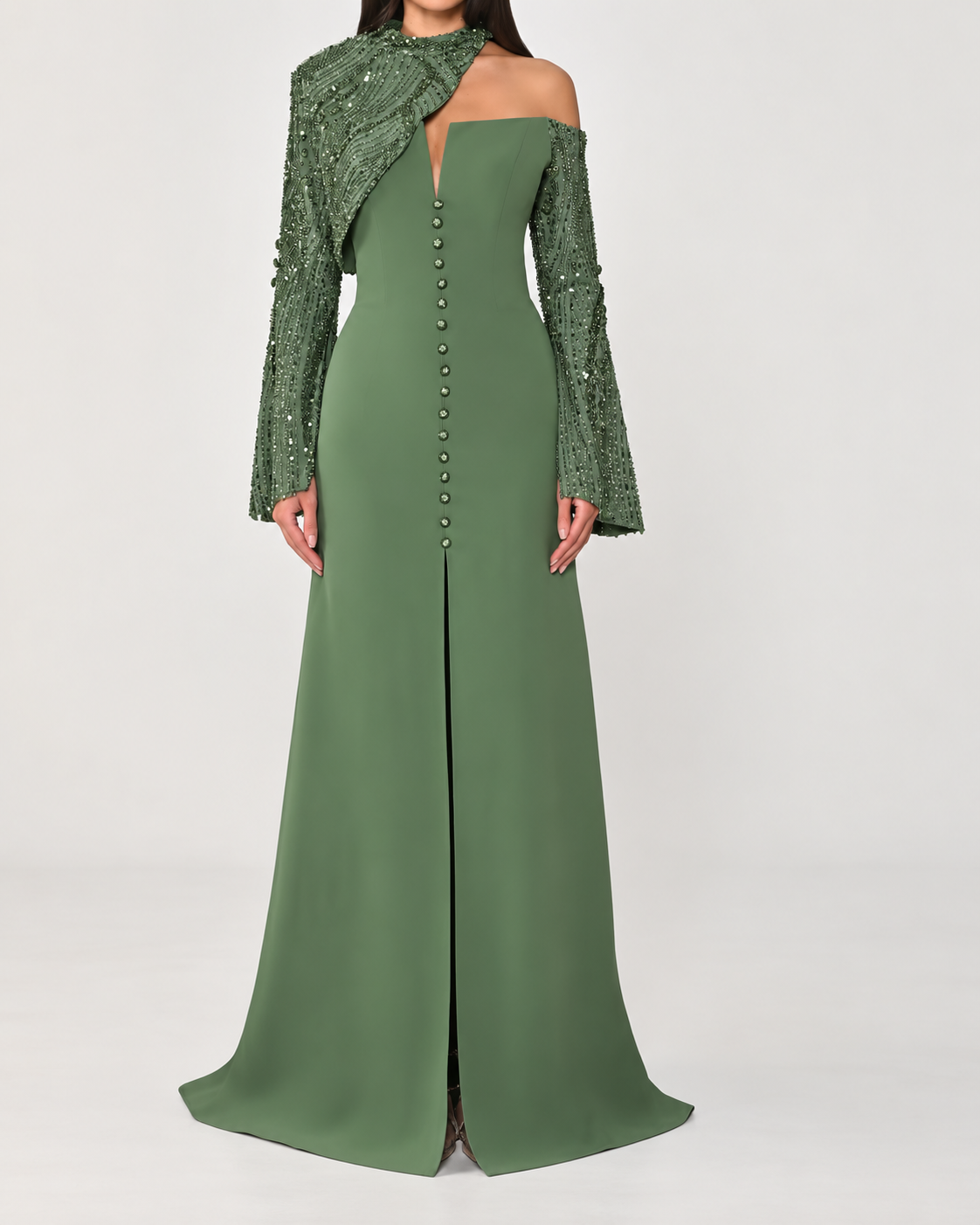 Bellagio Beaded Formal Dress