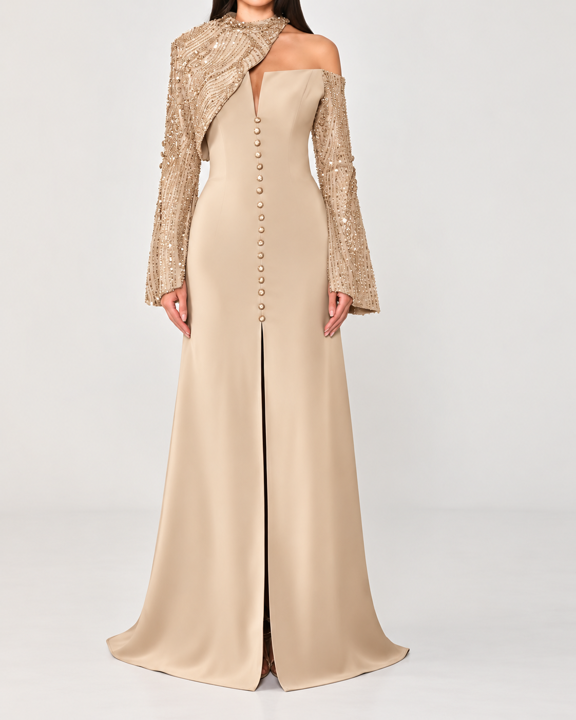 Bellagio Beaded Formal Dress