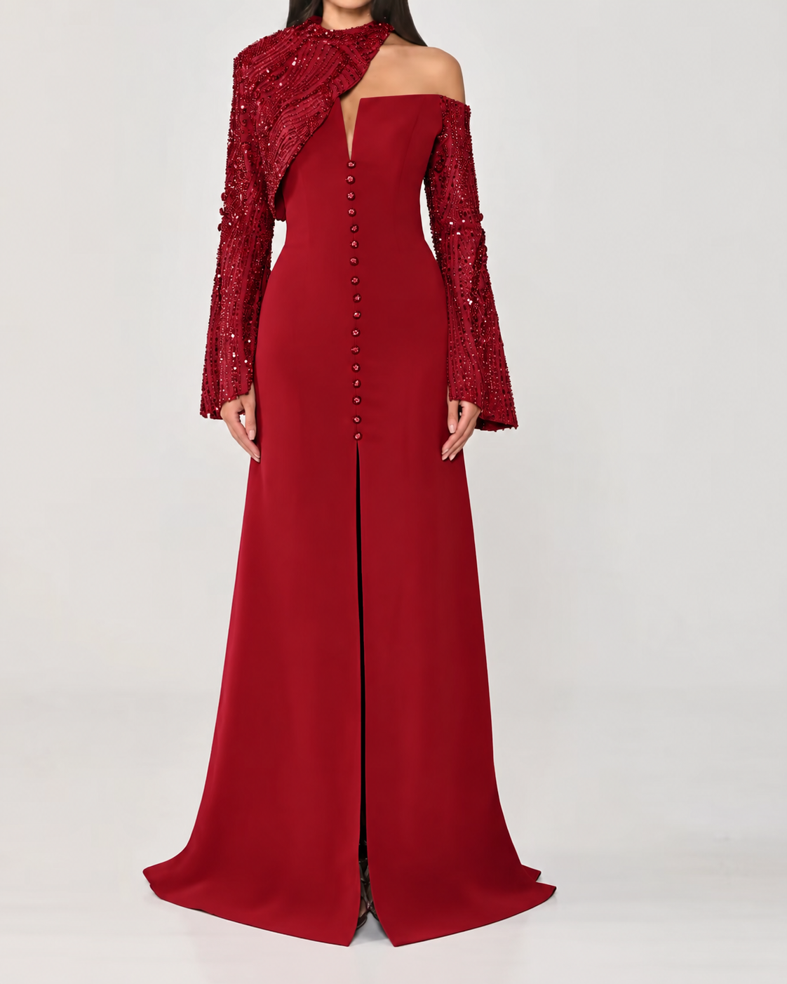 Bellagio Beaded Formal Dress