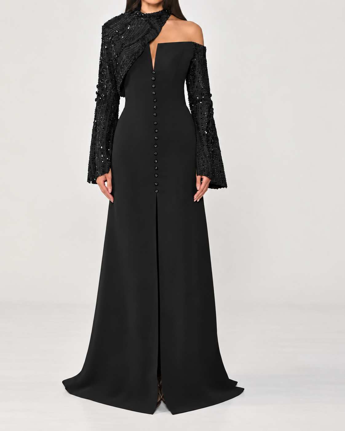 Bellagio Beaded Formal Dress