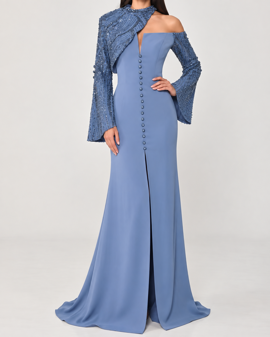 Bellagio Beaded Formal Dress