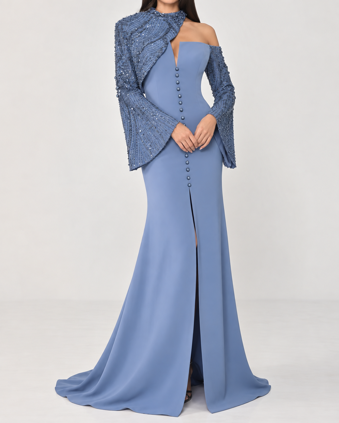 Bellagio Beaded Formal Dress
