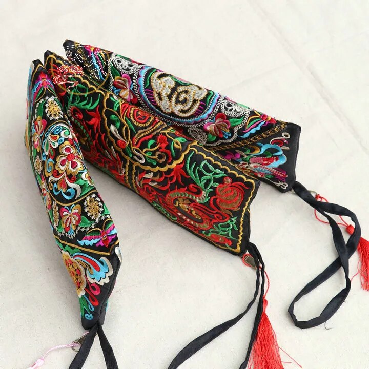 Embroidered Tapestry Clutch