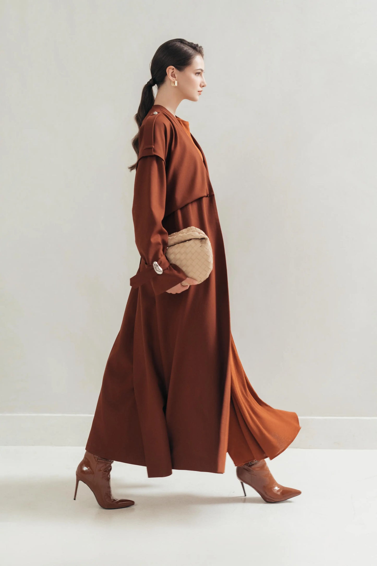 Orange Charm Trench