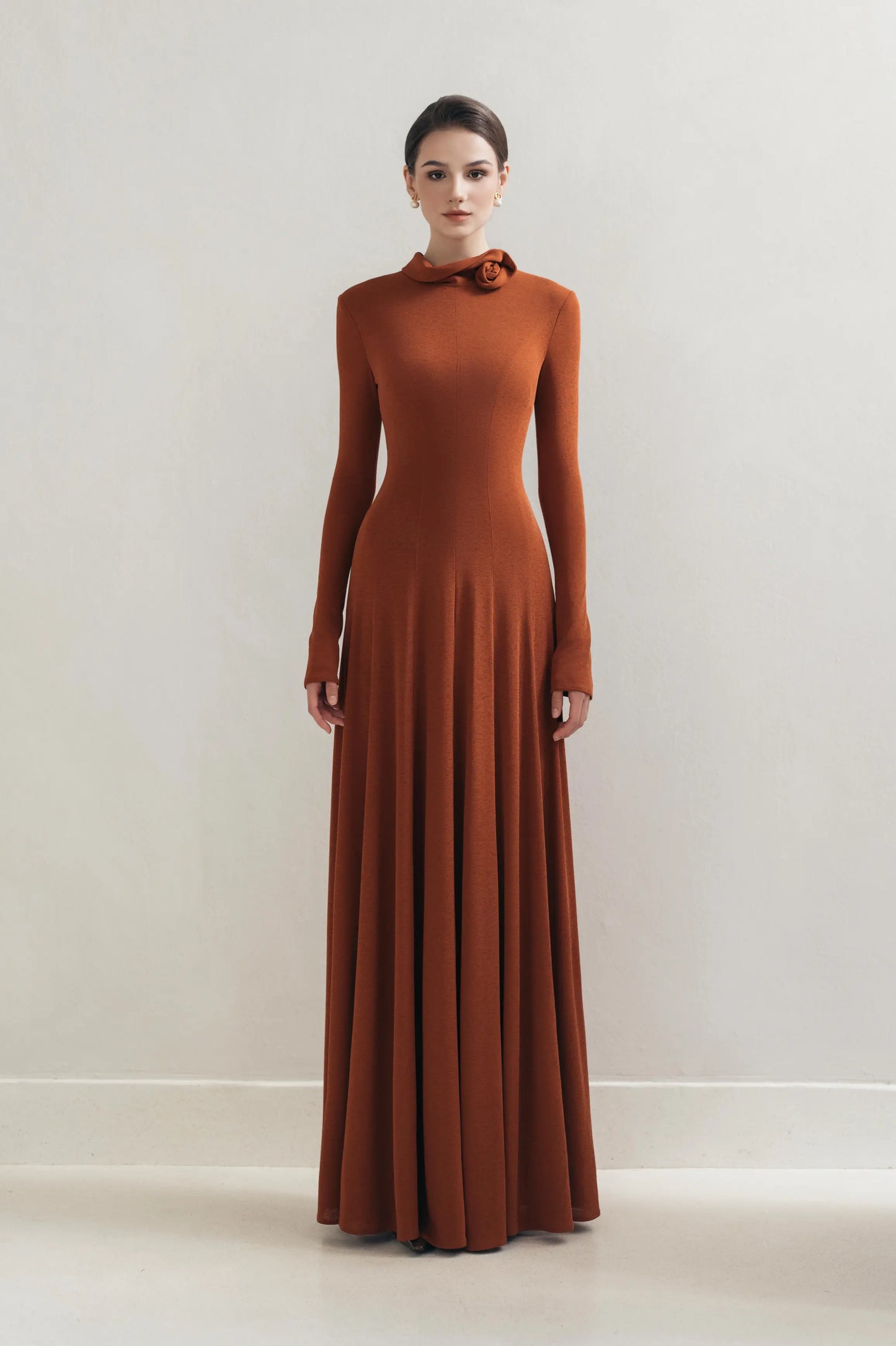 Rustic 3D Bloom Dress