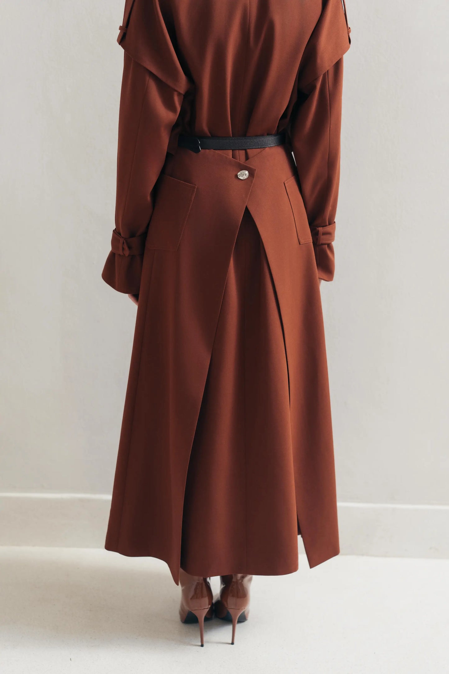 Orange Charm Trench