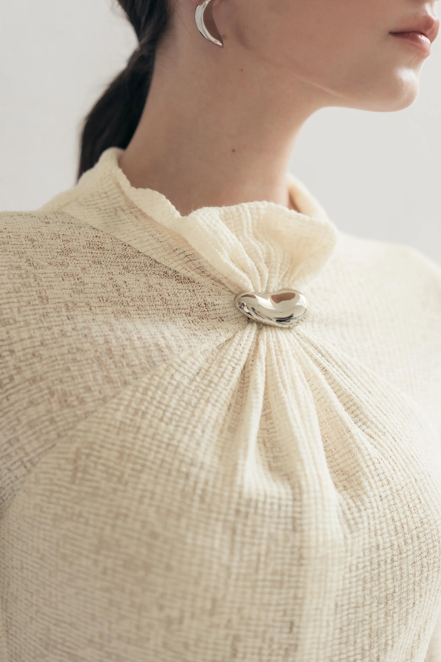 Ivory Knot Sweater