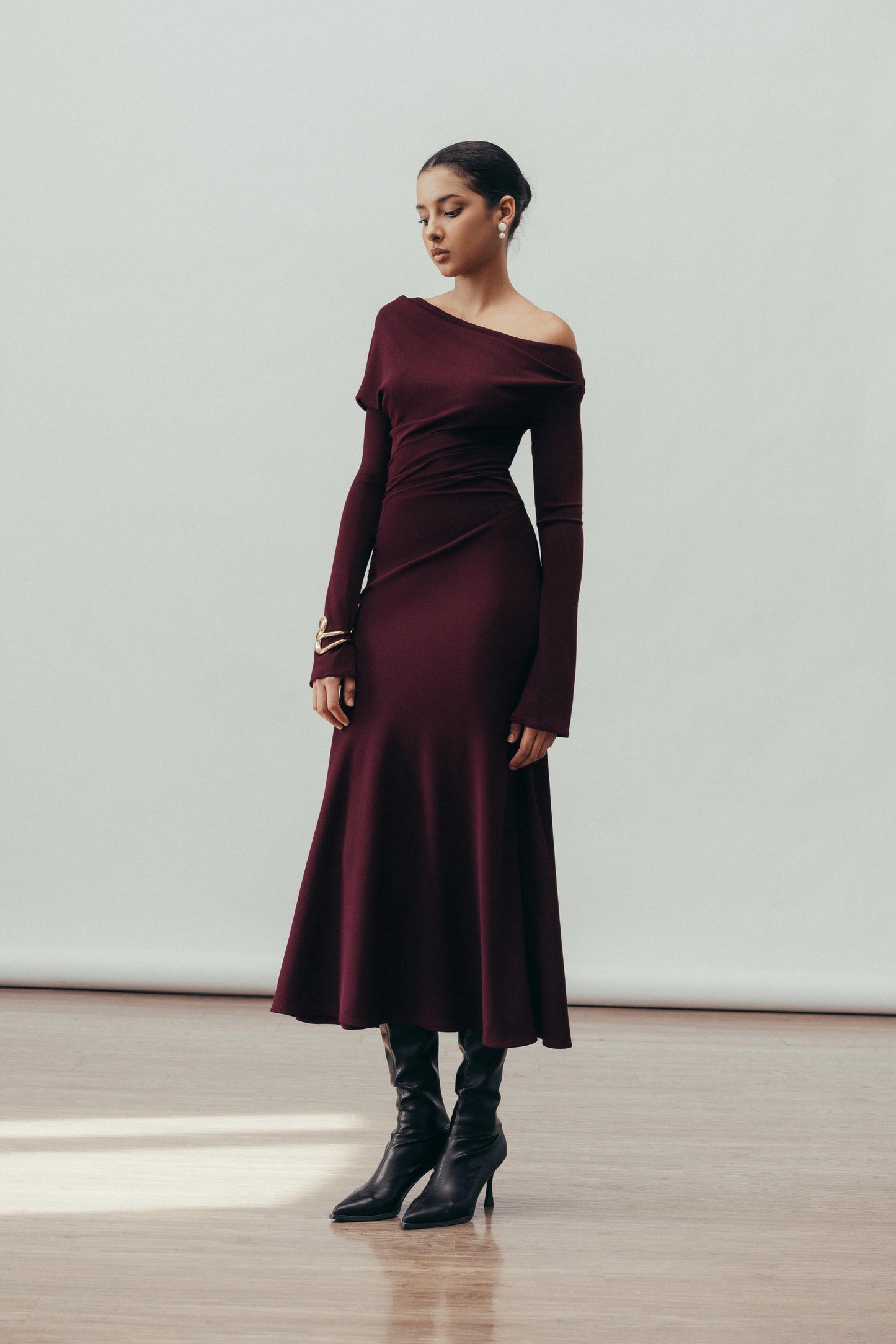 Vega Draped Dress