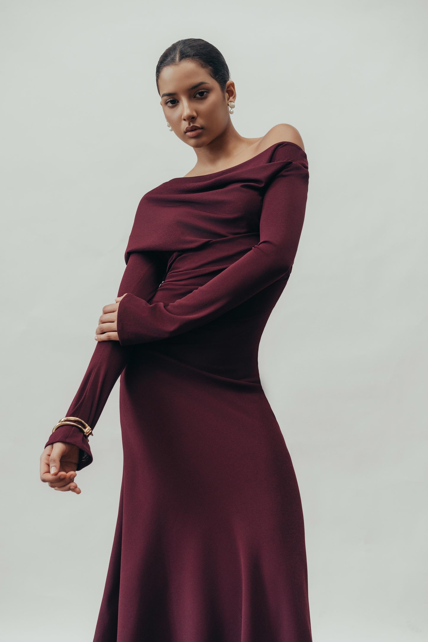 Vega Draped Dress