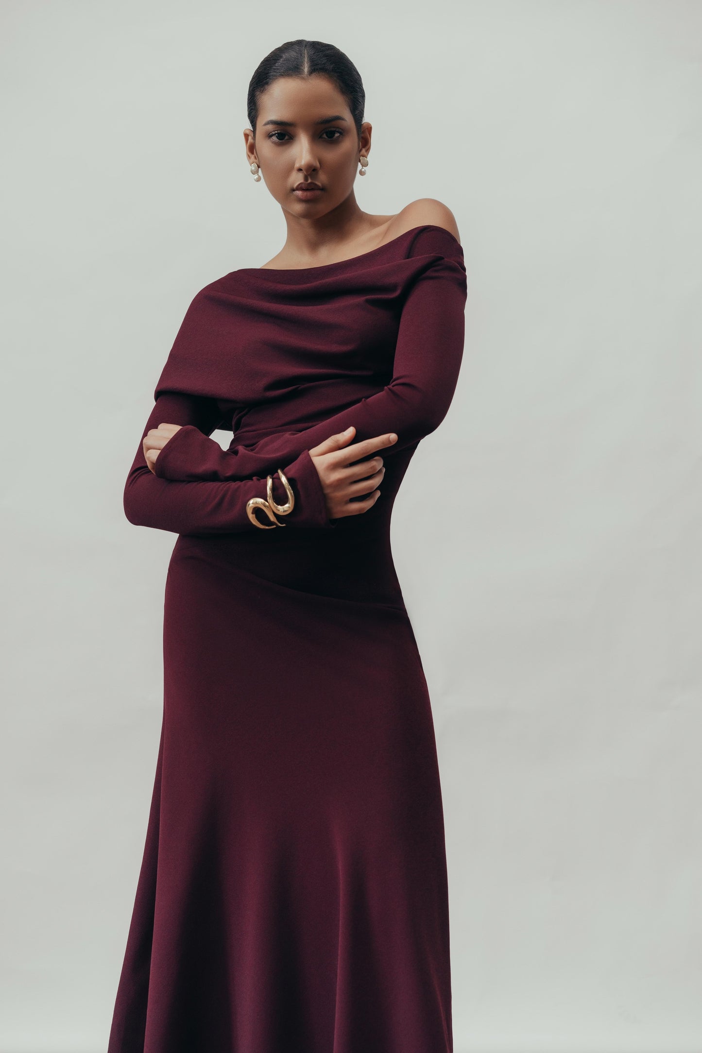 Vega Draped Dress