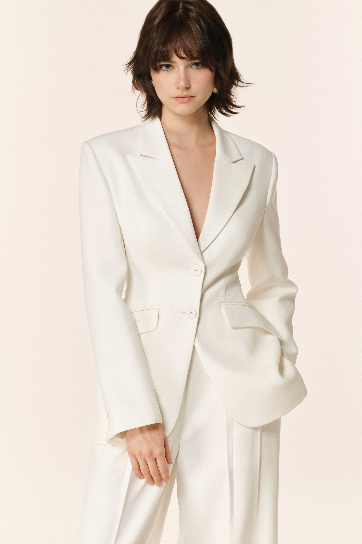 Classic Blazer in White