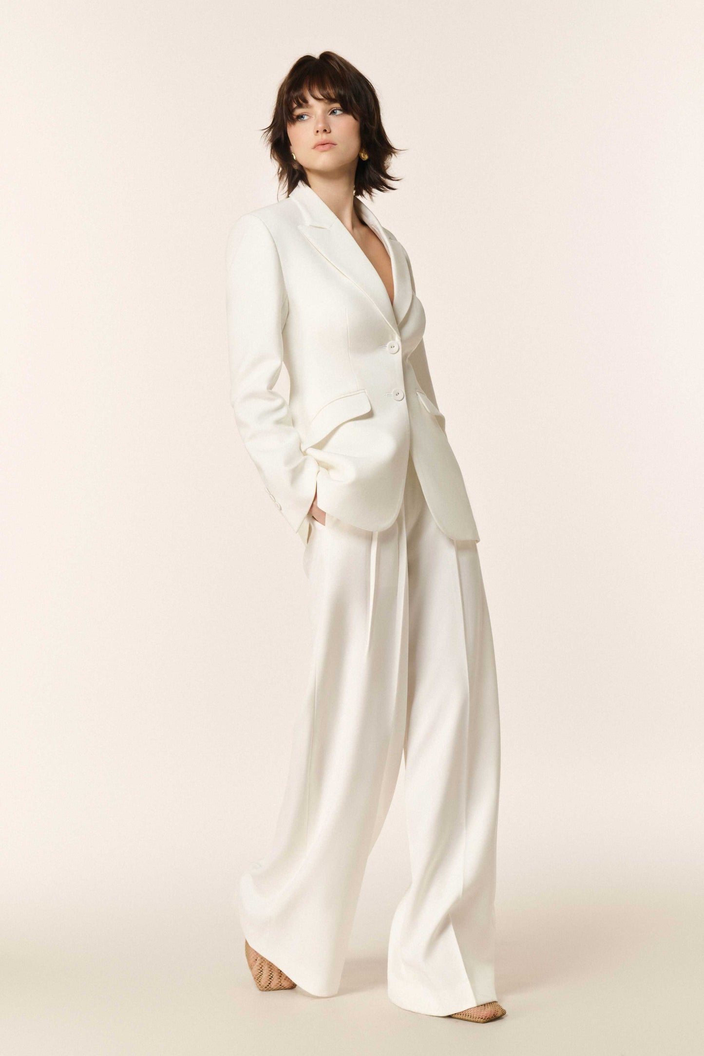 Classic Blazer in White