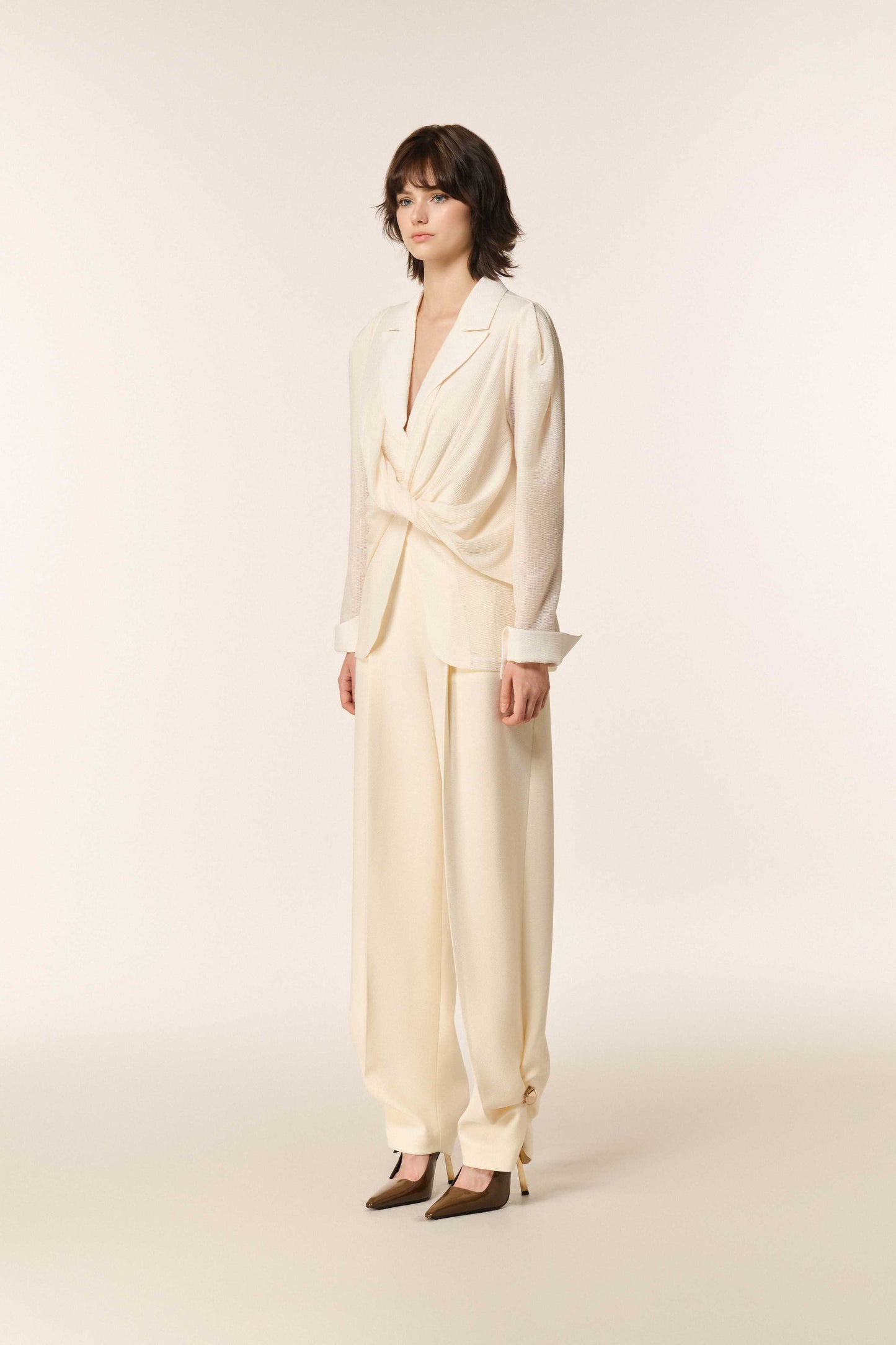 Jacquard Double Knit Crepe